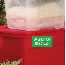 Dollar General 30 Gallon Tote offer