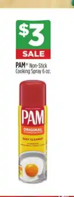Dollar General PAM Non-Stick Cooking Spray offer