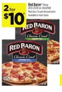 Dollar General Red Baron Pizza offer