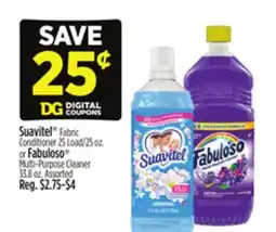 Dollar General Suavitel Fabric Conditioner or Fabuloso Multi-Purpose Cleaner offer