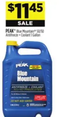 Dollar General PEAK Blue Mountain 50/50 Antifreeze + Coolant offer
