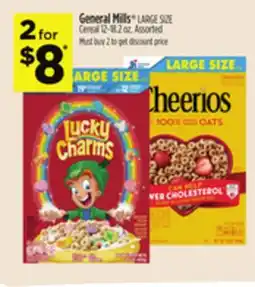 Dollar General General Mills LARGE SIZE Cereal offer