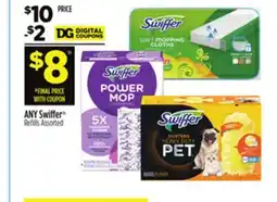 Dollar General ANY Swiffer Refills offer