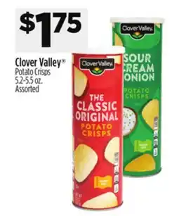 Dollar General Clover Valley Potato Crisps offer