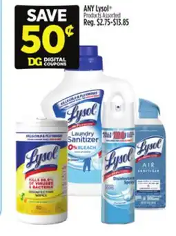 Dollar General ANY Lysol Products offer