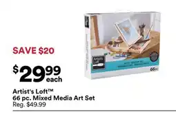 Michaels Artist's Loft 66 pc. mixed media Art Set offer