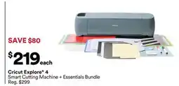 Michaels cricut explore 4 Smart Cutting Machine + Essentials Bundle offer