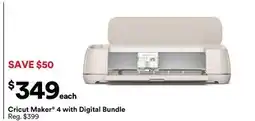 Michaels Cricut maker 4 with Digital Bundle offer