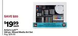 Michaels Artist's Loft 100 pc. mixed media Art Set offer
