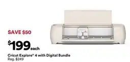 Michaels cricut explore 4 with Digital Bundle offer