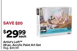 Michaels Artist's Loft 28 pc. Acrylic Paint Art Set offer
