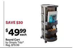 Michaels Round cart by Simply Tidy offer
