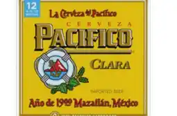 Target Pacifico 12-pk. beer offer