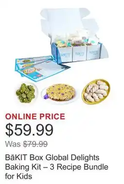 Costco BāKIT Box Global Delights Baking Kit – 3 Recipe Bundle for Kids offer