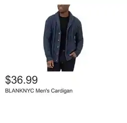 Costco BLANKNYC Men's Cardigan offer