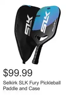 Costco Selkirk SLK Fury Pickleball Paddle and Case offer