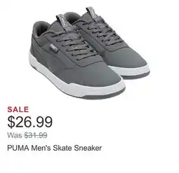 Costco PUMA Men's Skate Sneaker offer