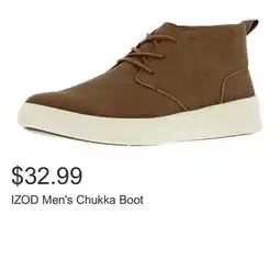 Costco IZOD Men's Chukka Boot offer