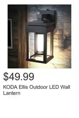 Costco KODA Ellis Outdoor LED Wall Lantern offer