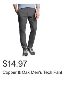 Costco Copper & Oak Men's Tech Pant offer