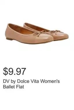 Costco DV by Dolce Vita Women's Ballet Flat offer