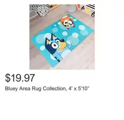 Costco Bluey Area Rug Collection, 4' x 5'10 offer