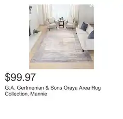 Costco G.A. Gertmenian & Sons Oraya Area Rug Collection, Mannie offer