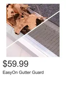 Costco EasyOn Gutter Guard offer