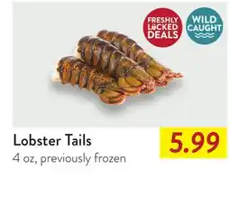 Fresh Thyme Lobster Tails offer