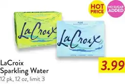 Fresh Thyme LaCroix Sparkling Water offer