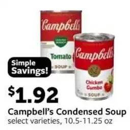Fareway Campbell's Condensed Soup offer