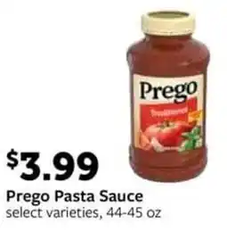 Fareway Prego Pasta Sauce offer