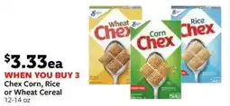 Fareway Chex Corn, Rice or Wheat Cereal offer