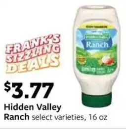 Fareway Hidden valley ranch offer