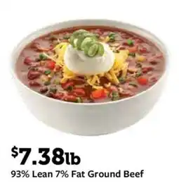 Fareway 93% Lean 7% Fat Ground Beef offer