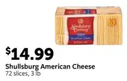 Fareway Shullsburg American Cheese offer