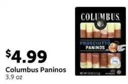 Fareway Columbus Paninos offer