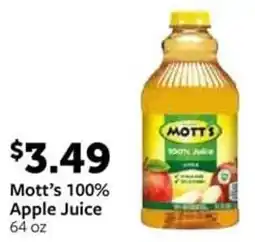 Fareway Mott's 100% Apple Juice offer
