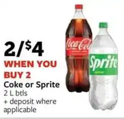Fareway Coke or Sprite offer