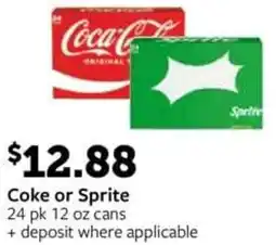 Fareway Coke or Sprite offer