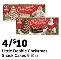 Fareway Little Debbie Christmas Snack Cakes offer