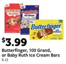 Fareway Butterfinger, 100 Grand, or Baby Ruth Ice Cream Bars offer