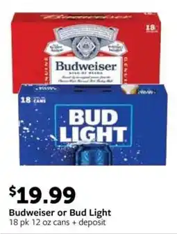 Fareway Budweiser or Bud Light offer