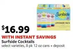 Fareway Surfside Cocktails offer