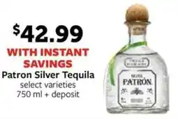 Fareway Patron Silver Tequila offer