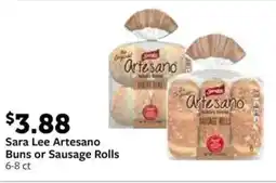 Fareway Sara Lee Artesano Buns or Sausage Rolls offer