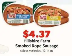 Fareway Hillshire Farm Smoked Rope Sausage offer