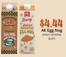 Fareway AE Egg Nog offer