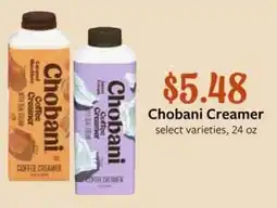 Fareway Chobani Creamer offer