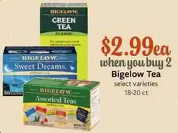 Fareway Bigelow Tea offer